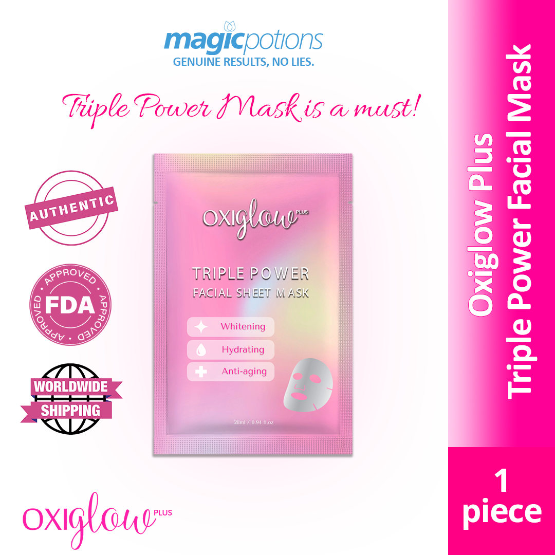 Oxiglow Plus Triple Power Mask (1PC) (1)